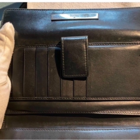 Gucci (2) authentic vintage Long Canvas and Leather Wallet and Free Gucci wallet - Picture 6 of 11